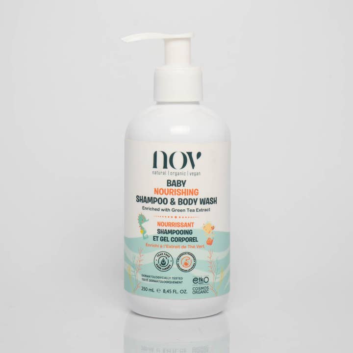 SHAMPOO e BAGNOSCHIUMA VEGANO PER BAMBINI NOV Natural Organic per la vendita all'ingrosso da parte di NOV NATURAL ORGANIC VEGAN