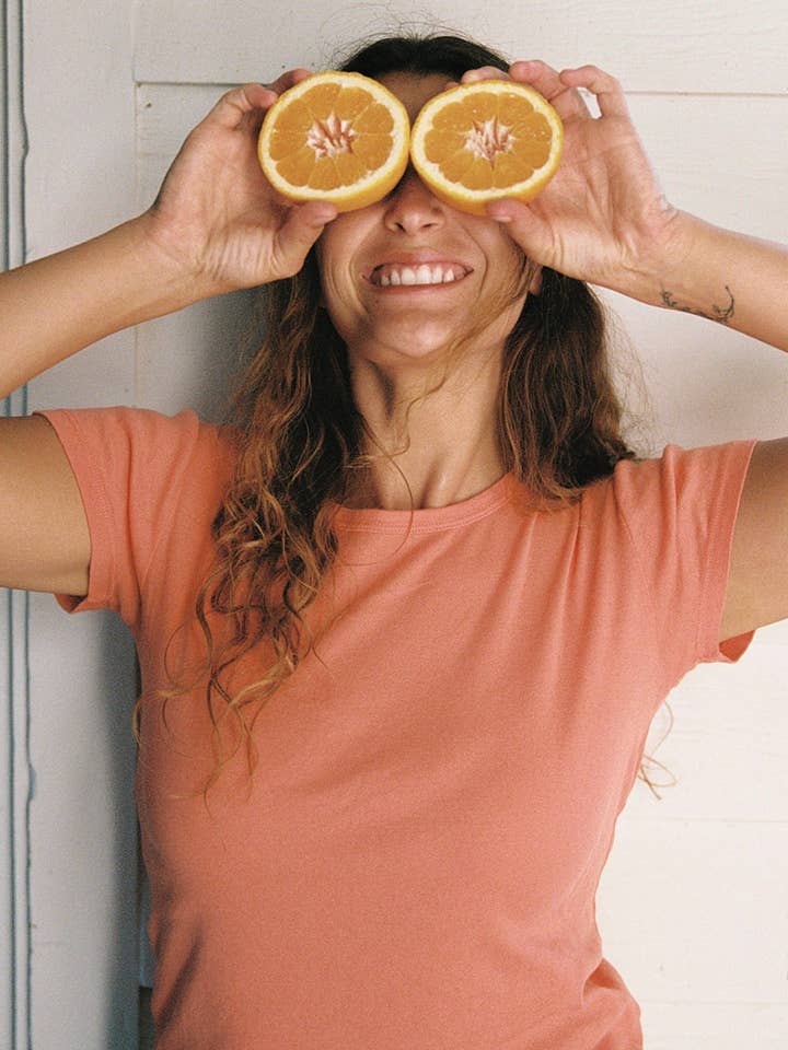 Pointelle Baby Tee for wholesale by LA RELAXED