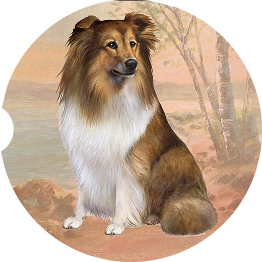 E&S Pets - Wholesale Car Coaster - Unisex - Sheltie Car Coaster1