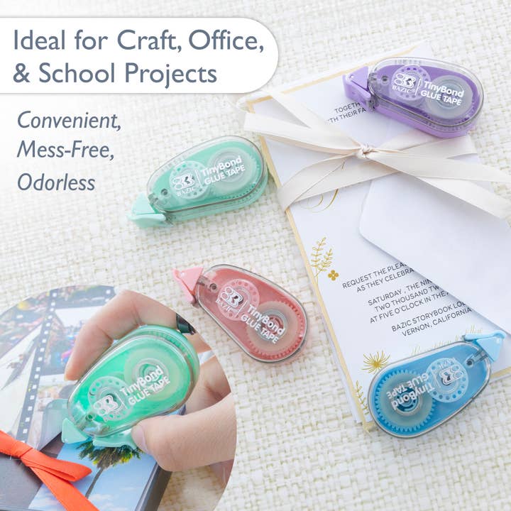 BAZIC Products - Wholesale Glue - Permanent Glue Tape 8 mm x 5 m2