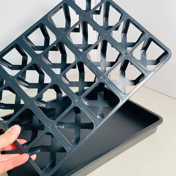 Coco and Palm Trees - Wholesale Decorative Tray - Black Mini Tray Set