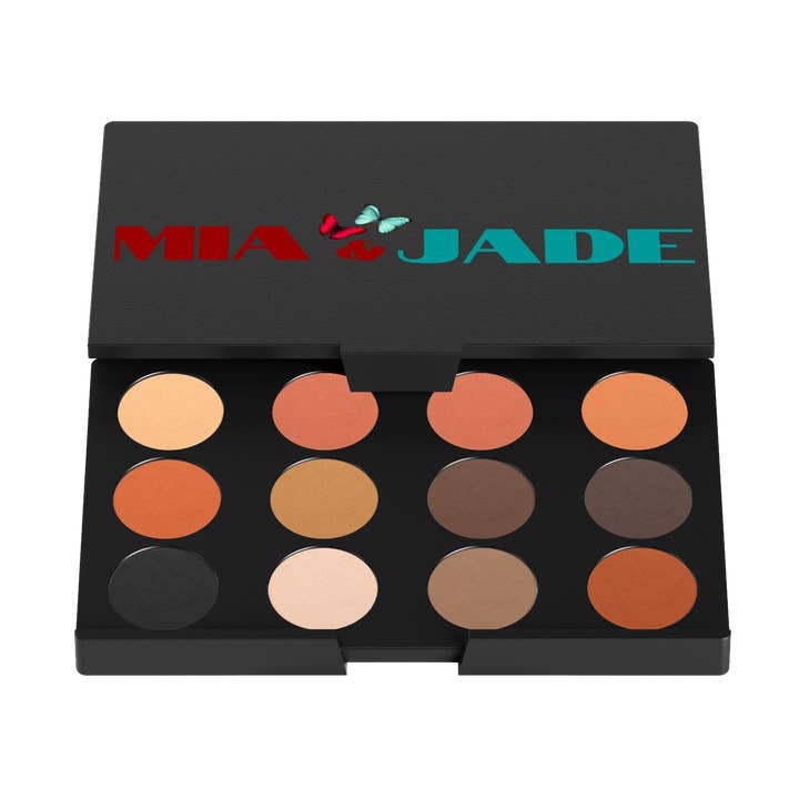 Eyeshadow Palette Sugar and Spice for wholesale by Mia & Jade Luxe Beauty