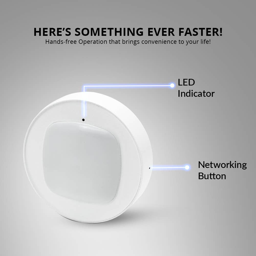 WBM LLC - Wholesale Small/Handheld Appliance - WBM SMART Motion, Battery-Powered, No Hardwiring, Indoor Use1