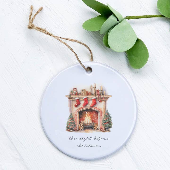 The Night Before Christmas - Ornament for wholesale by Indigo Tangerine