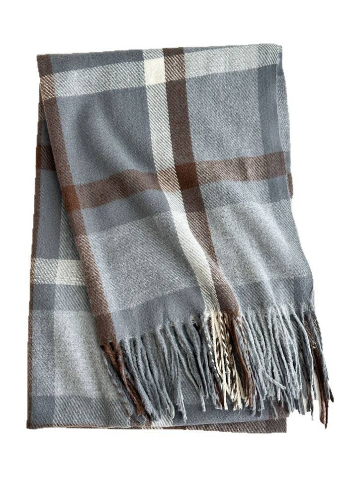 Scarvii - Colorblock Plaid Winter Scarf for Women for wholesale by Funkyrel® Atzbranding Limited