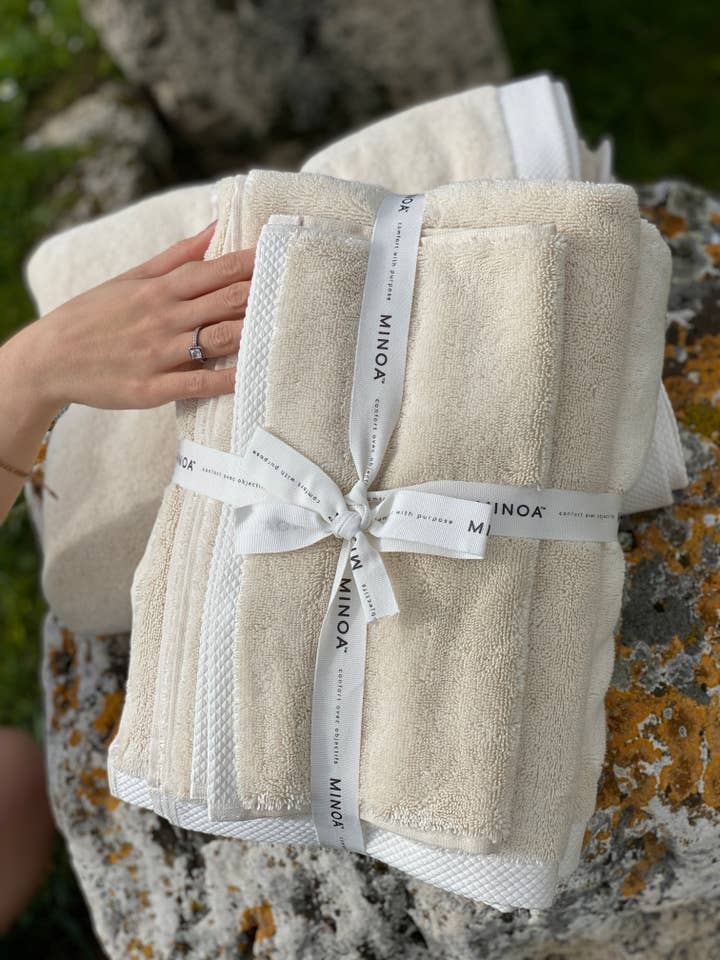 Monte Rosa 820-Gram Aegean Cotton XL Sheet Set for wholesale by MINOA