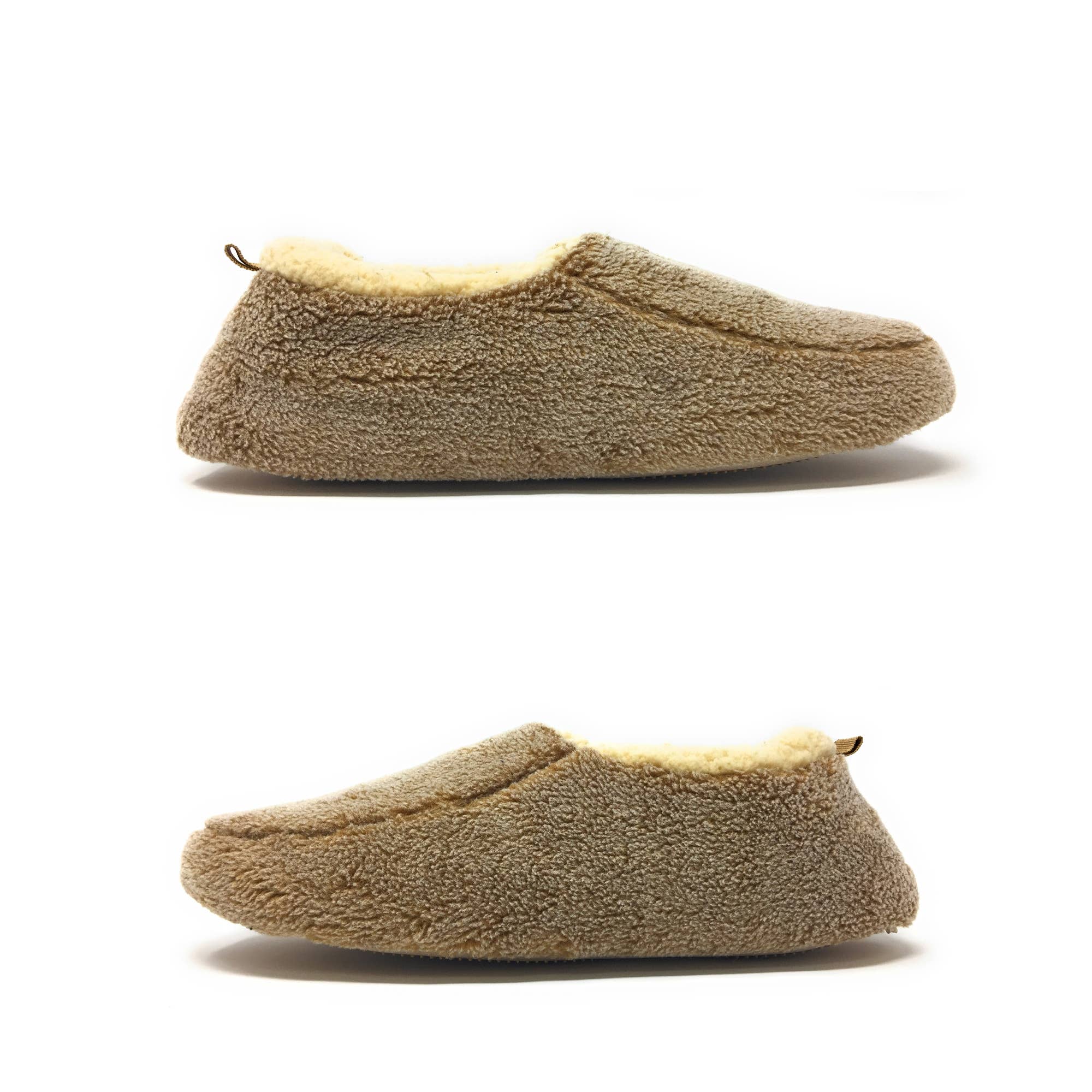 Oooh Yeah/Sock It Up/Oooh Geez Slippers - Wholesale Slippers - Men's - Tan | Men's Fluffy House Slipper3