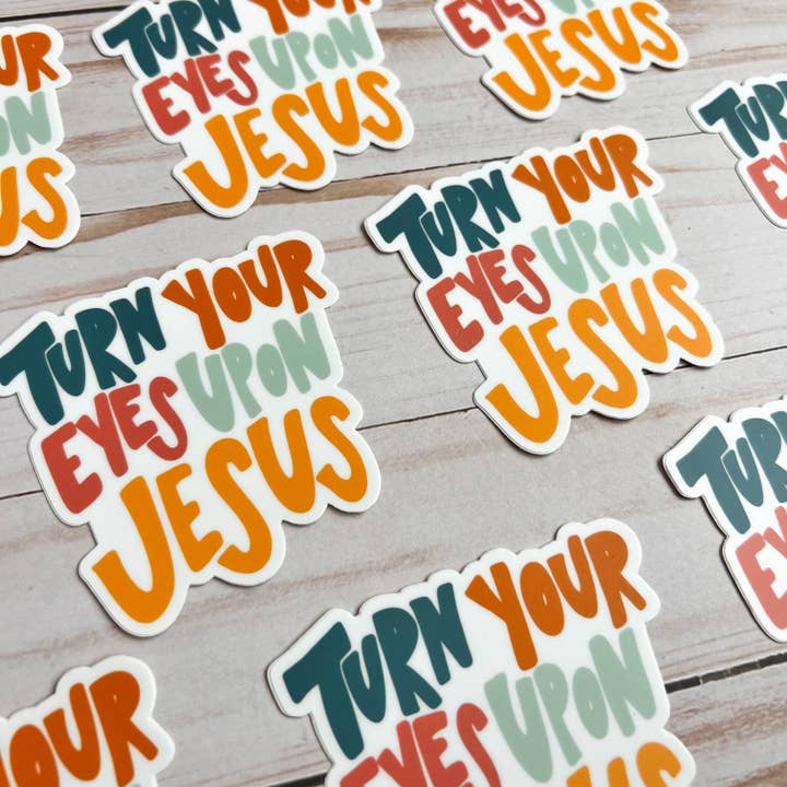 swaygirls - Vente Autocollant - Sticker Tournez les yeux sur Jésus | Christian gifts6