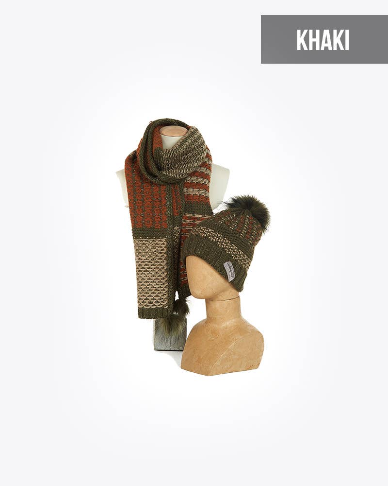 Fonem - Wholesale Beanie - Women's - Ensemble De 2 Pièces : Noir3