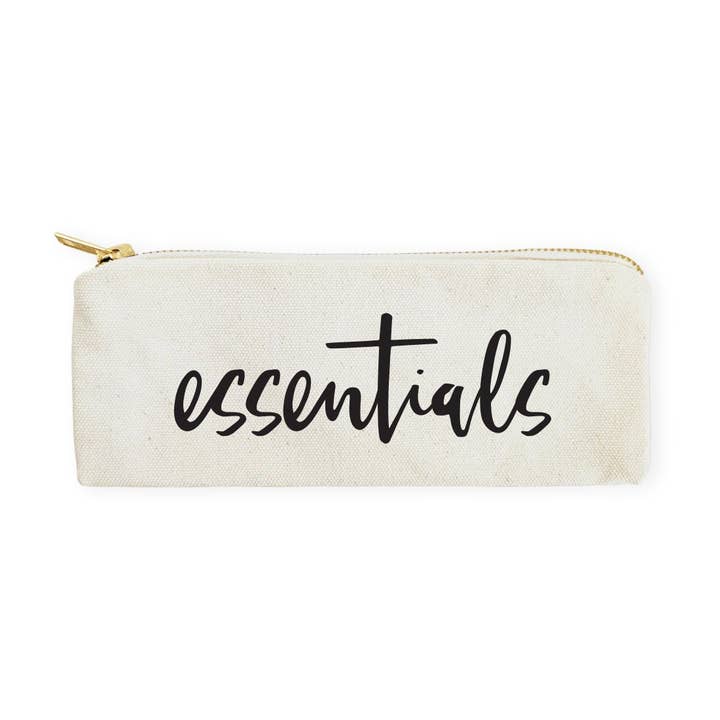 Essentials Pencil Case Pencil Case Pouch for wholesale by The Cotton & Canvas Co.