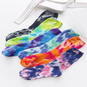 Ankle Socks- Pastel Tie Dye