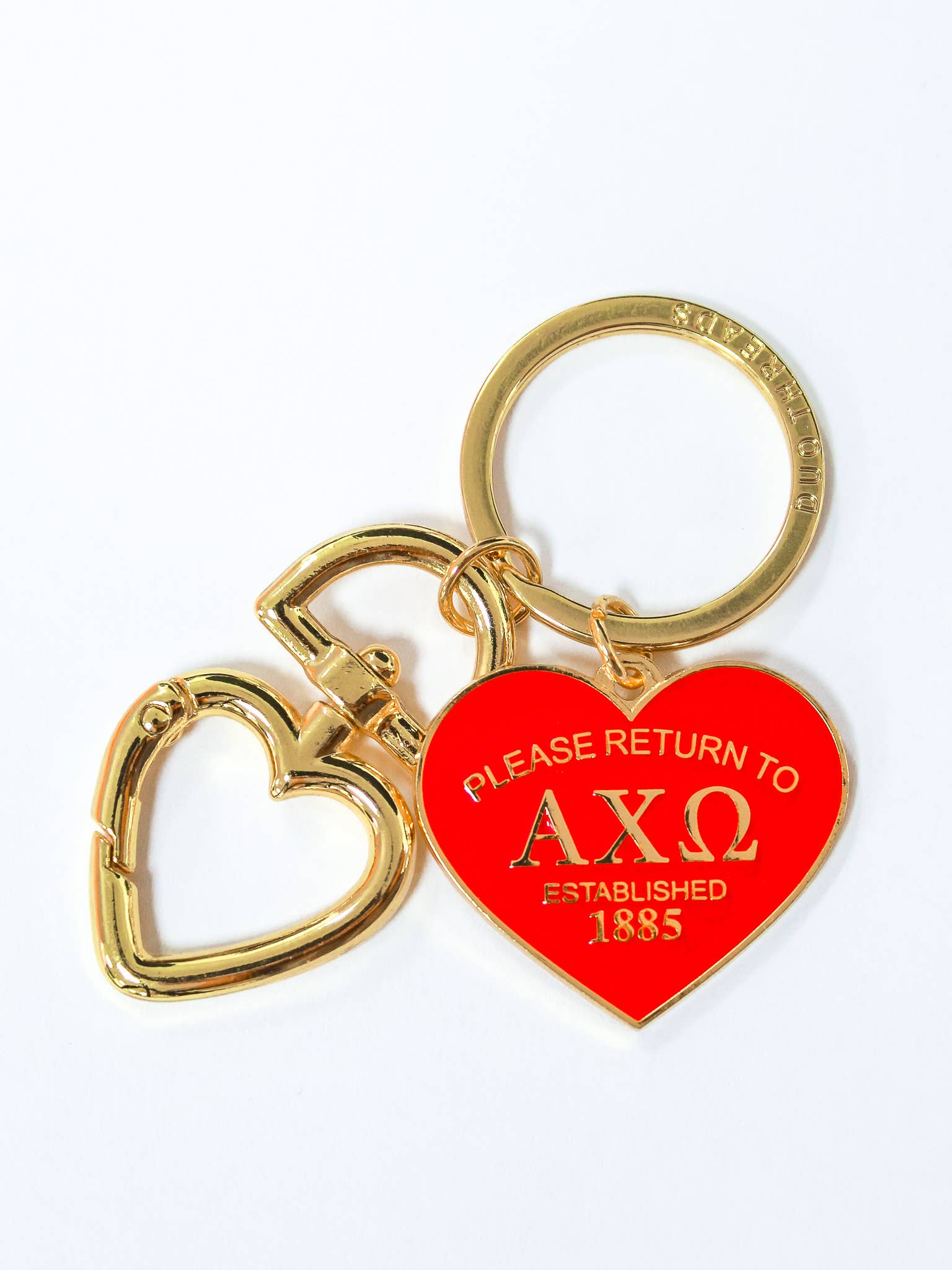 Duo Threads - Wholesale Keychain - Women's - Please Return Sorority Key Ring0