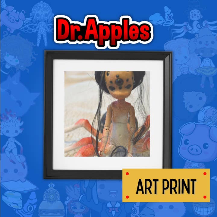 Art Print - En edderkop- Ooak Art Doll for engroshandel hos Dr. Apples, LLC
