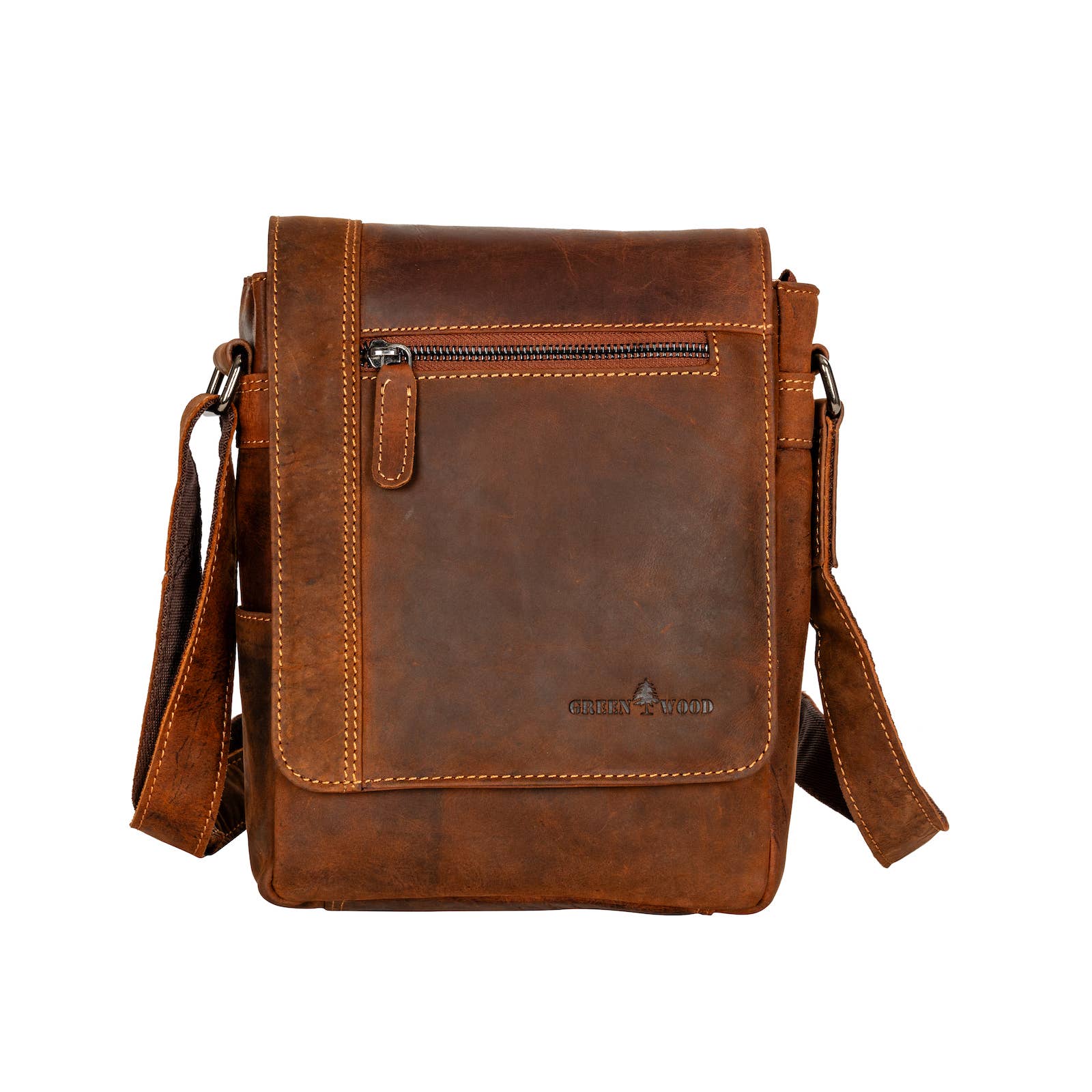 Greenwood Leather - Wholesale Messenger Bag - Unisex - Henry Unisex Mini-Messenger Bag0