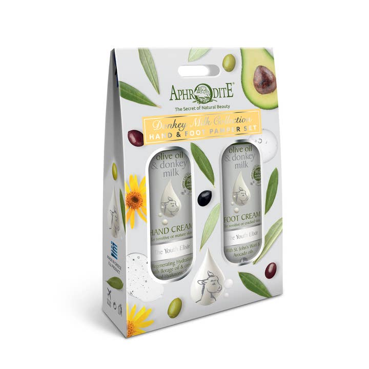 Youth Elixir Resesats för hand- och fotvård för wholesale av Aphrodite Skin Care USA