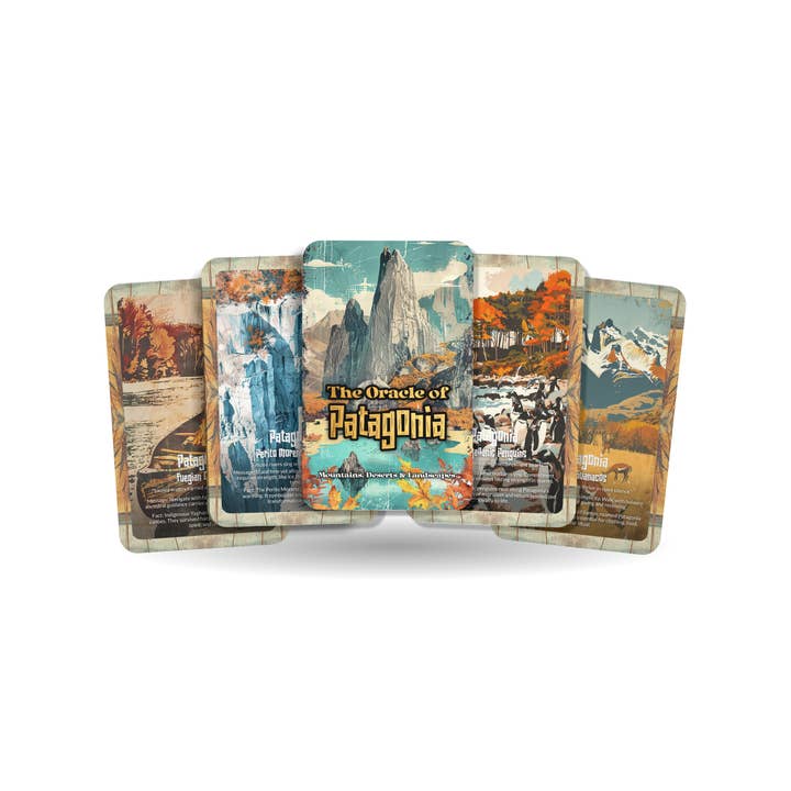L'Oracle de Patagonie – Un Jeu d'Oracle Sauvage – 22 Cartes Oracle – Terres de Glace, de Vent et de Feu pour la vente par IBIZA TAROT
