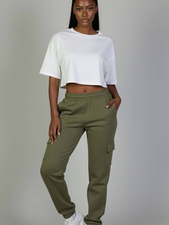 CAPELLA APPAREL - Wholesale Athletic Sweatpants/Joggers - Women's - Side Pocket Drawstring Waist Sweatpants9