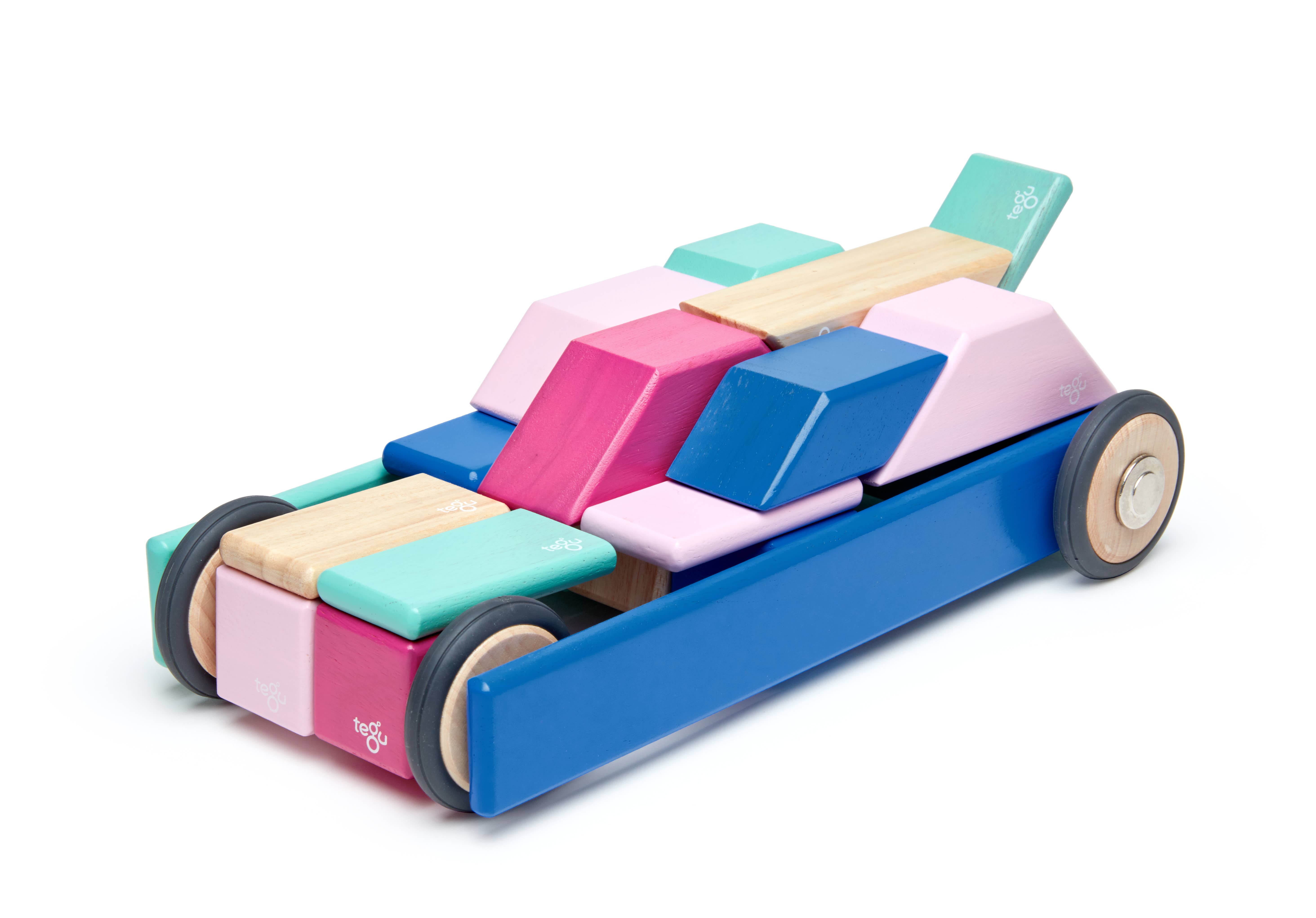 Tegu - Wholesale Building Set - Kids - 42 Piece Magnetic Wooden Block Set17