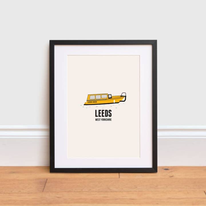 Leeds Vand Taxa Print for engroshandel hos The Creative Toucan ltd
