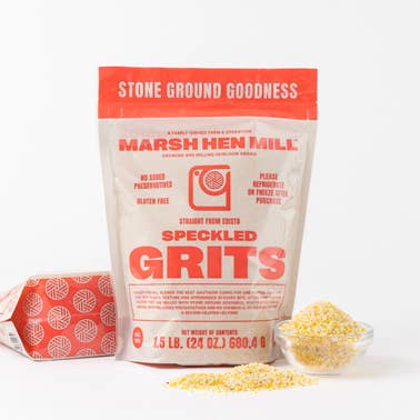 Speckled Grits 1.5 lb (12 Pack Case) for wholesale by Marsh Hen Mill