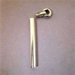 Luxe Design Jewellery - Wholesale Individual Charm/Pendant - Cylinder Urn Pendant for Cremation Ashes Sterling Silver Shiny Finish3