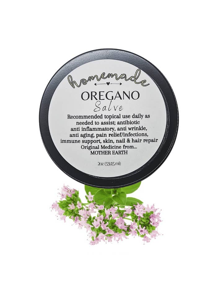 Organic Oregano Salve 2oz for wholesale by Know; Body Botanicals & Apothecary, LLC
