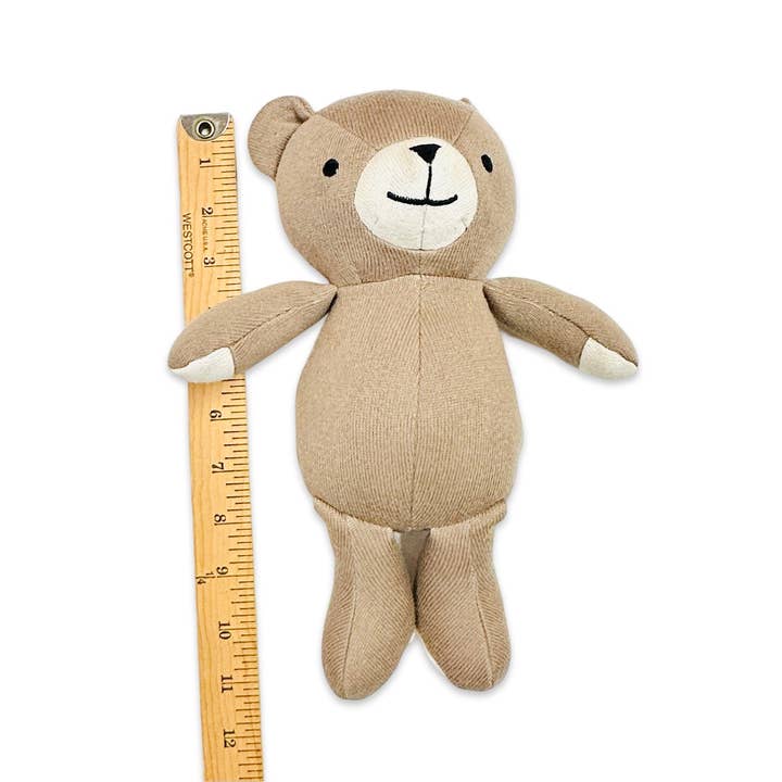 Bruin bruin Peanut Lil Bear Knuffelknuffel met knuffeldier (biologisch) voor groothandel op Faire6