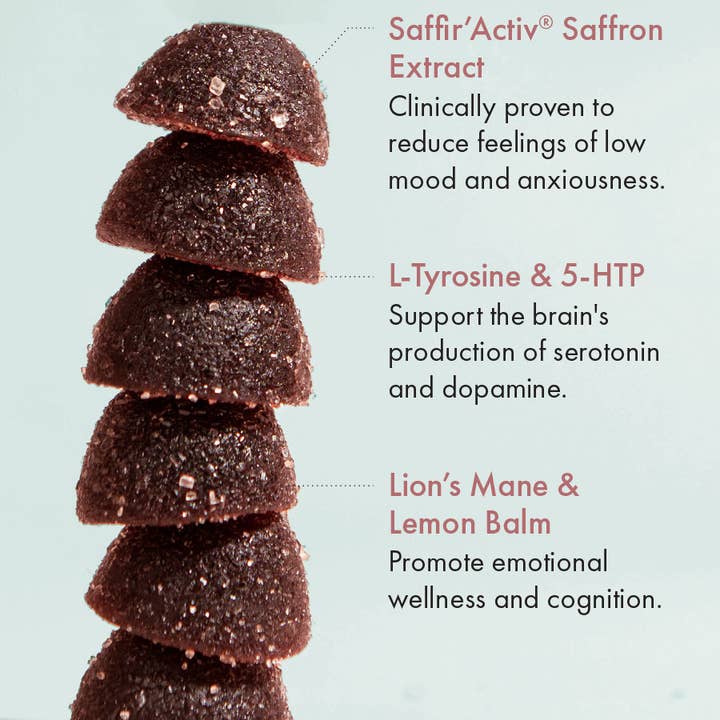 Winged – wholesale Oralt tillskott/Vitamin – Glad Hennes Humör Boosting Gummies med Saffr'Activ® Saffron Ex