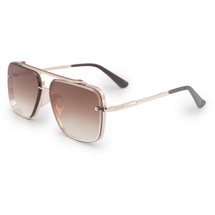 TOPFOXX - Vendita all'ingrosso Occhiali da sole - Unisex - Bella Coffee - Senza grovigli