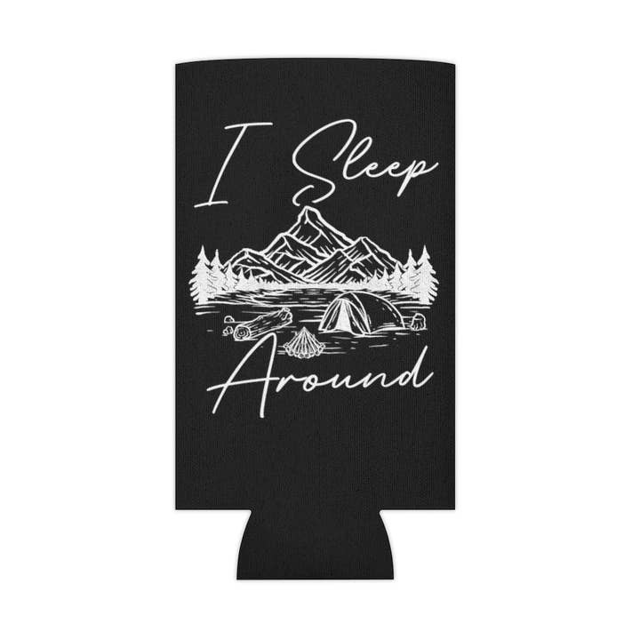 Teegarb LLC - Wholesale Drink Huggers & Koozies - Beer Can Cooler Sleeve Humorous Camping Besties Bourbon Party Shelters Retreat Lover Retro Outdoors Drinking Camp Adventure Enthusiast0