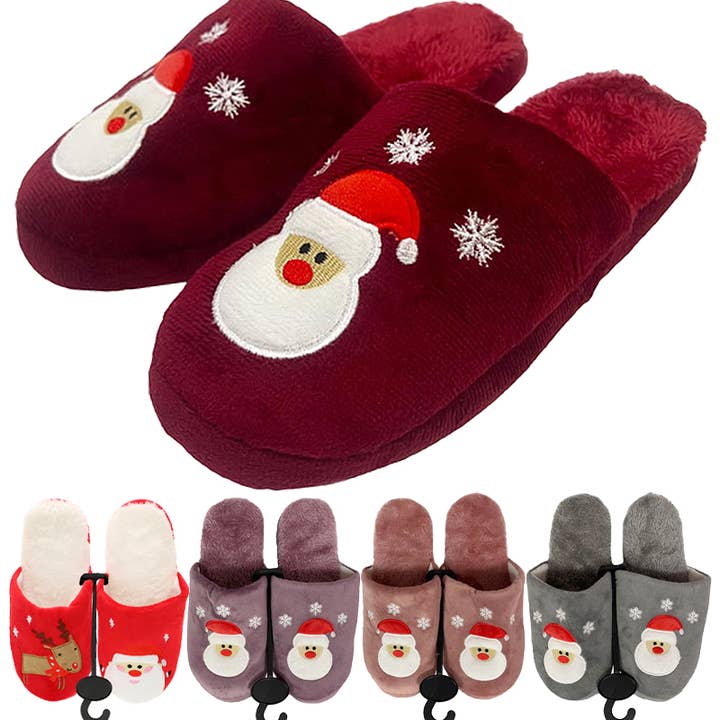 Christmas Fuzzy Fleece Foam Lounge Slippers and other Purchase Wholesale pantofole. Free Returns & Net 60 Terms on Faire trending on Faire.