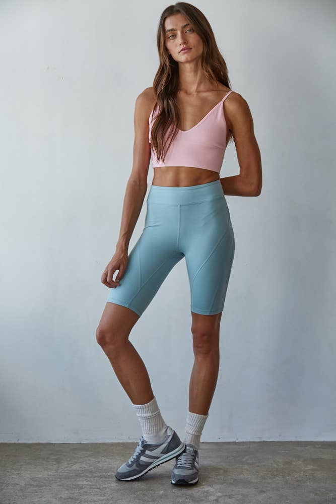 By Together – wholesale Bralette - Dam – By Together sömlös ribbad triangel-bh med tunna axelband23