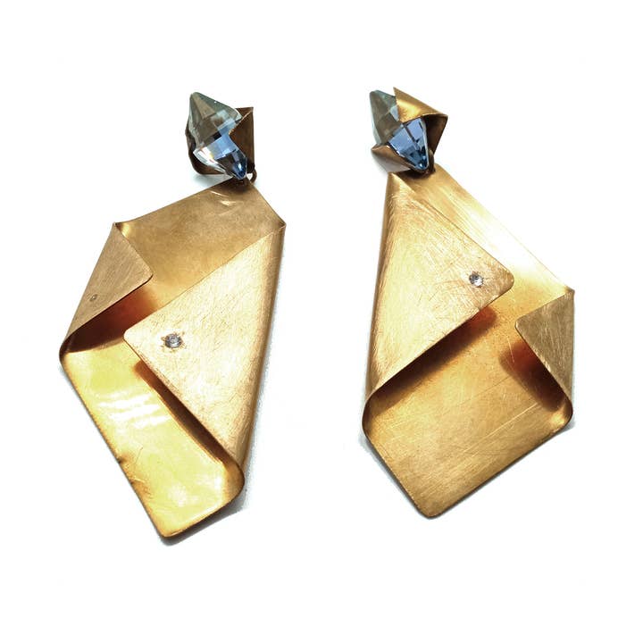 Pendientes Fazzoletti para venta al por mayor de Thomas Ayers Jewellery