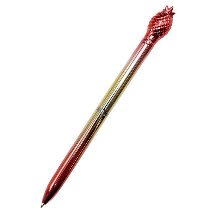Cap Zone - Wholesale Pen - Pineapple Ombre Metallic Gloss 48 Bundle Set Ball Point Pen