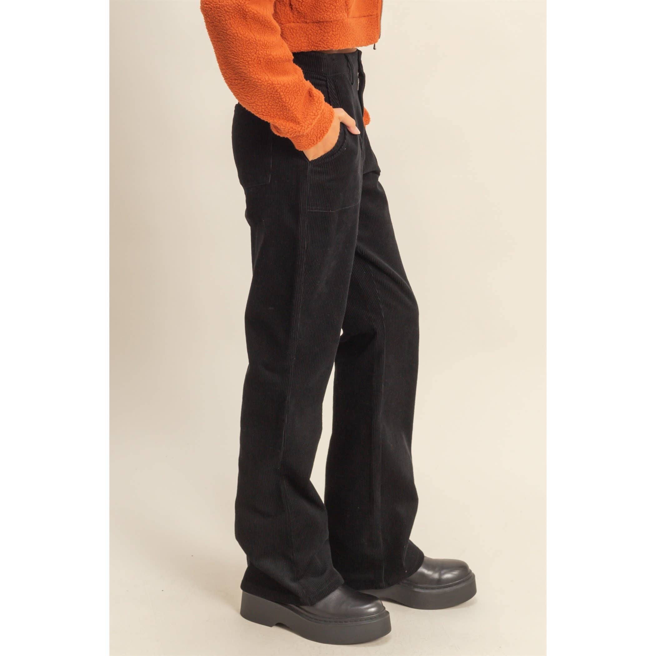 Double Zero - Wholesale Pants - Women's - Corduroy Flare Pants10