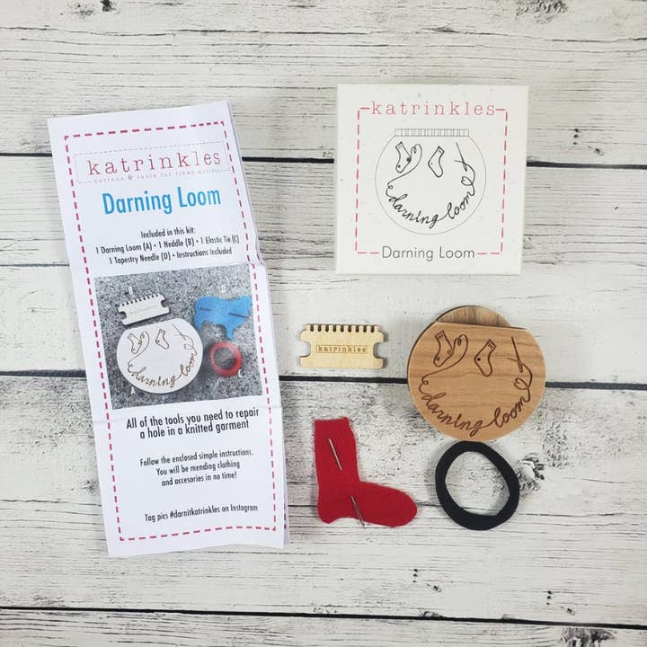 Katrinkles - Wholesale Knitting/Crochet Supplies - Smaller Darning and Mending Loom Kit1