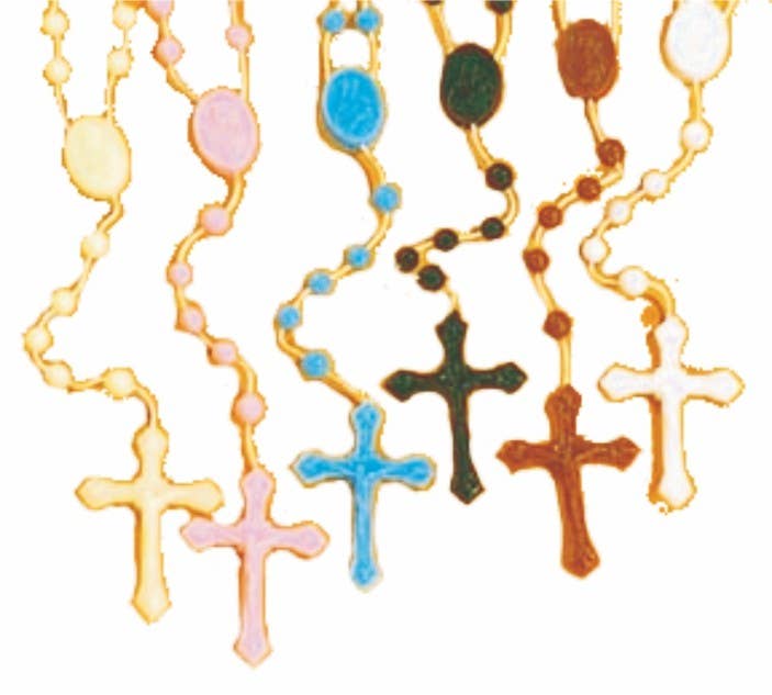 El Alquimista - Venta al por mayor Collar de cuentas de oración - ROSARIO PLASTICO CUERDA0