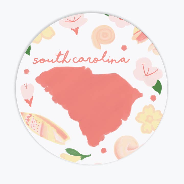 South-Carolina Fresh State - Autocollant (Intérieur/Extérieur) pour la vente par Tandem For Two