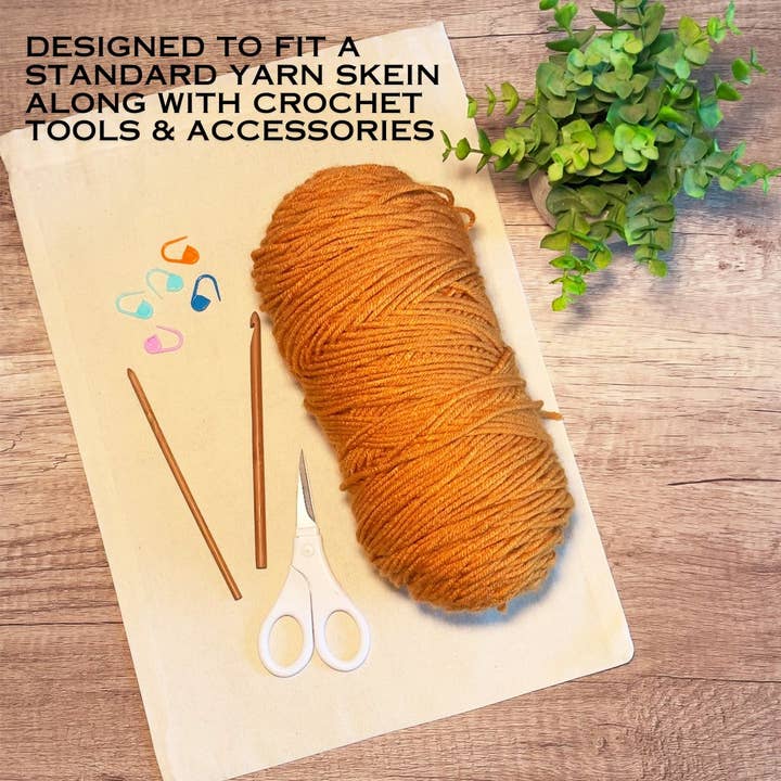 Anna B. Shop - Wholesale Knitting/Crochet Supplies - So Many Patterns So Little Time Project Bag, Crochet, Knit