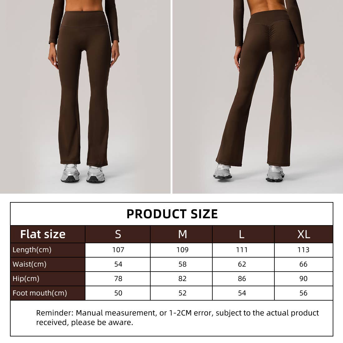 Sodalemon - Wholesale Athletic Pants - Women's - Women Lift Buttocks Dance Yoga Outdoor Sport Flare Pants3