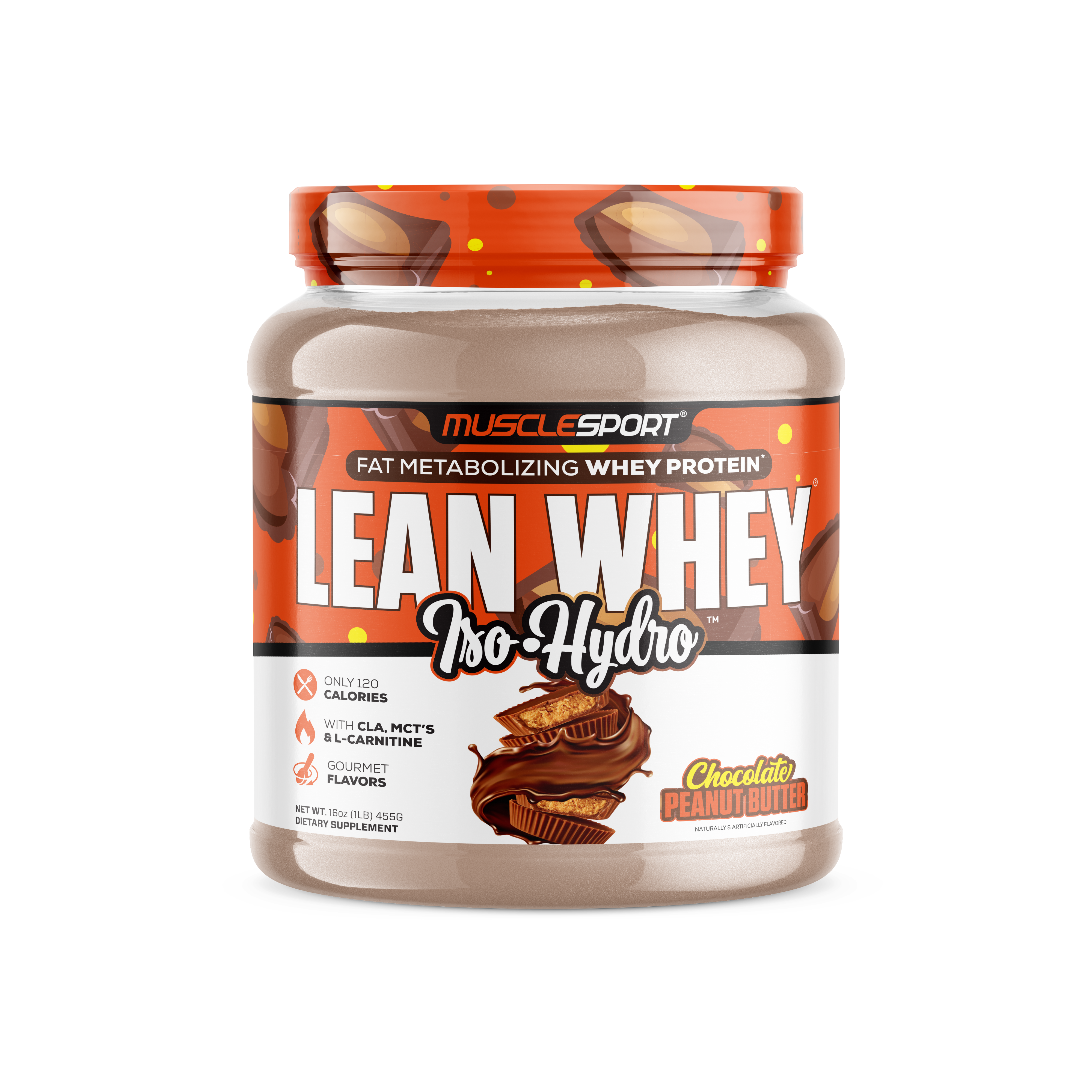 MuscleSport - Wholesale Protein/Superfood Powder - Lean Whey™ Iso Hydro Gourmet Protein 1lb16