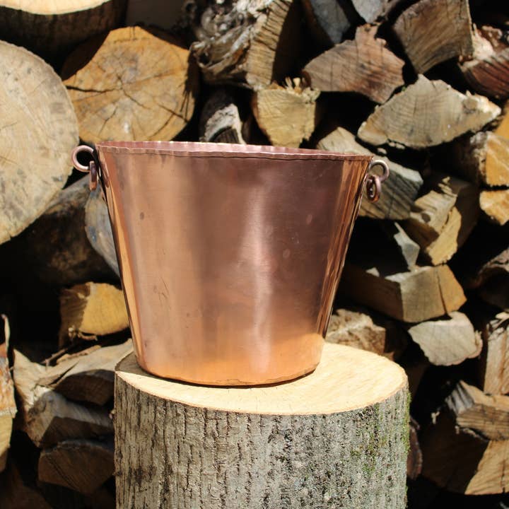 La Casa del rame - Wholesale Beer/Wine Caddy - Secchiello per ghiaccio in rame unico per bottiglie di vino - Elegante2