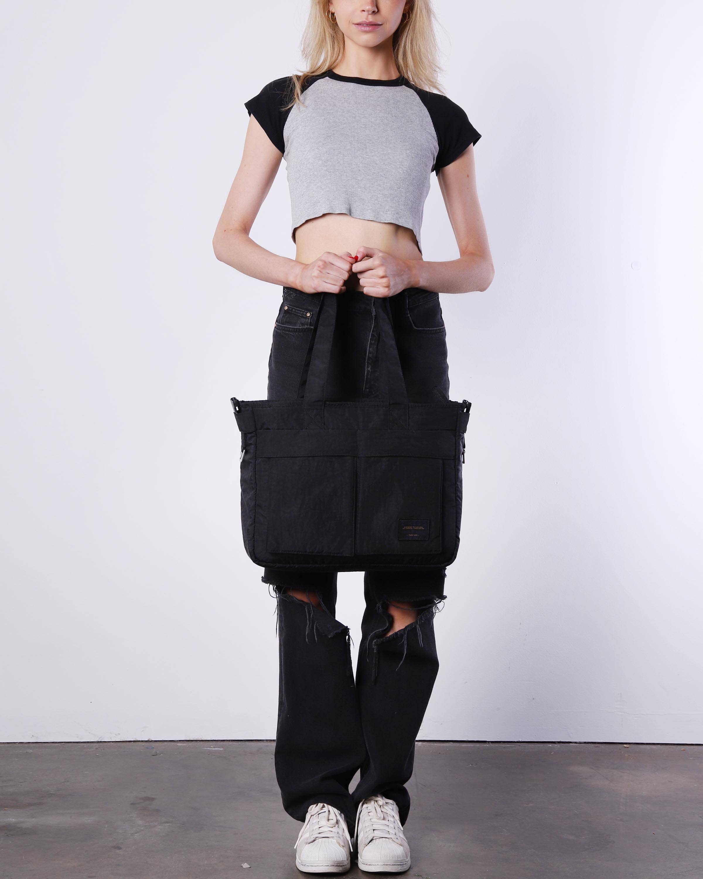 ZIMEGO - Wholesale Laptop Bag - Unisex - Padded Laptop Tote Bag Double Pocket Computer Bag - ZB102 N8