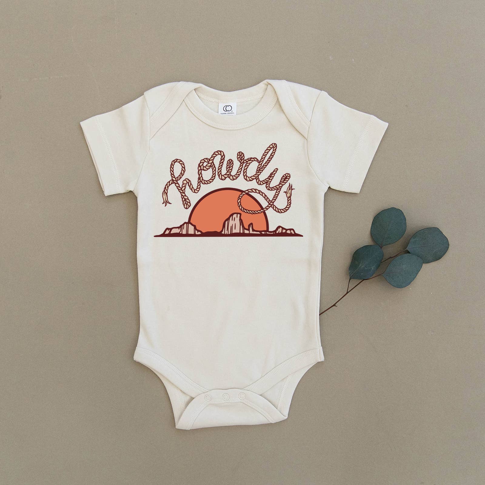 Urban Baby Co. - Wholesale Bodysuit (Non-Footed) - Baby - Howdy Western Organic Baby Onesie & Toddler Tee0