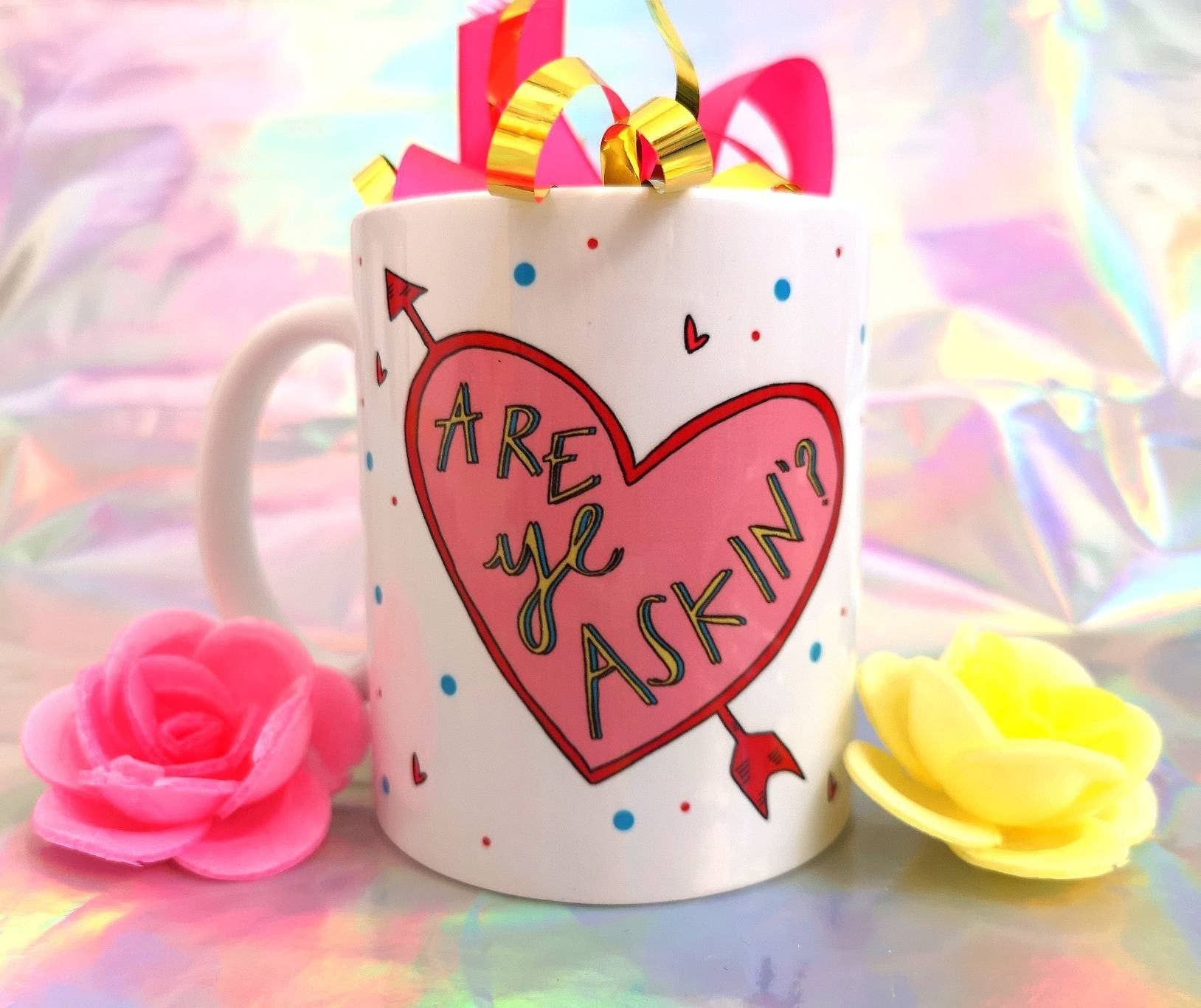 Claire Barclay Draws – wholesale Coffee mug – Are Ye Dancin'?! Are Ye Askin'?! Mug1