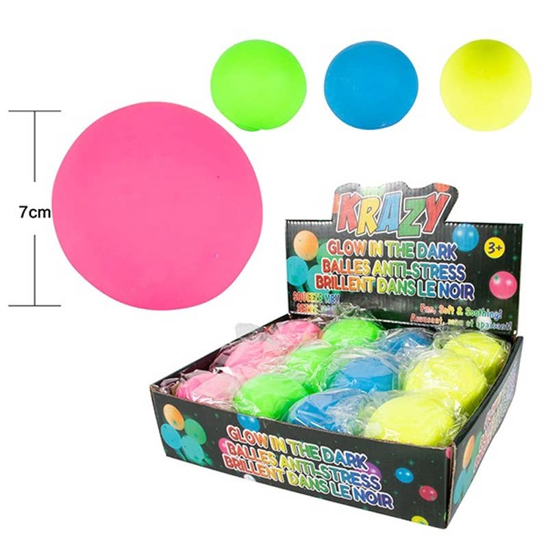 Deluxe Import Trading - Wholesale Squishy Toy - Kids & Baby - Krazy Squishy Glow in the Dark Anti-Stress Ball0