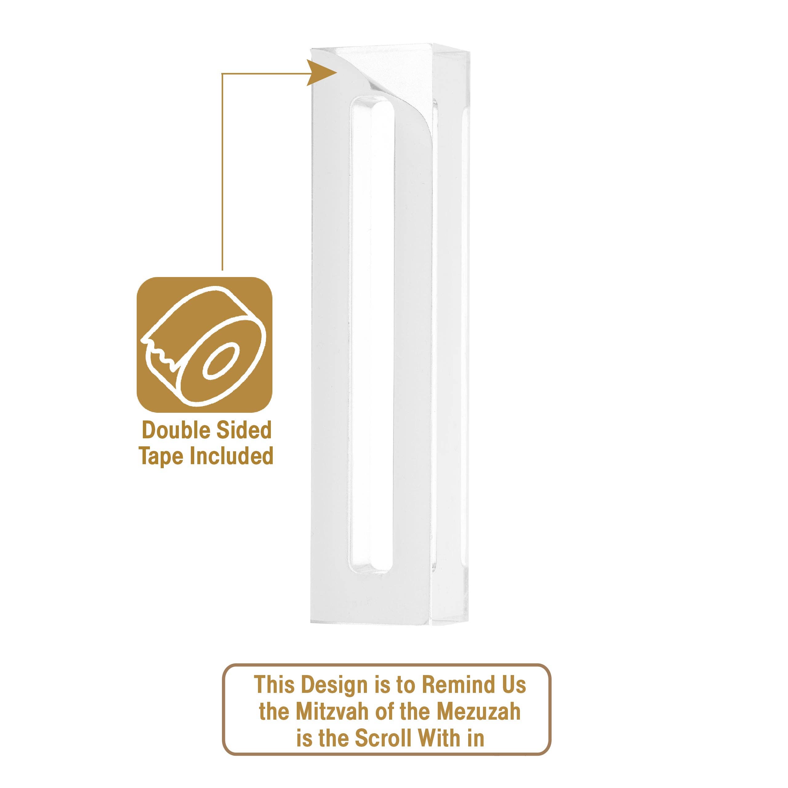 A&S Mezuzot - Wholesale Decorative Tabletop Object - Acrylic-Lucite Design18