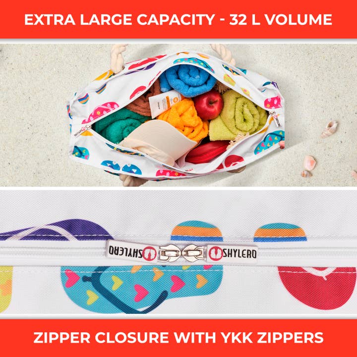 Beach Bag and Pool Bag | Waterproof | Flip Flops for wholesale on Faire5