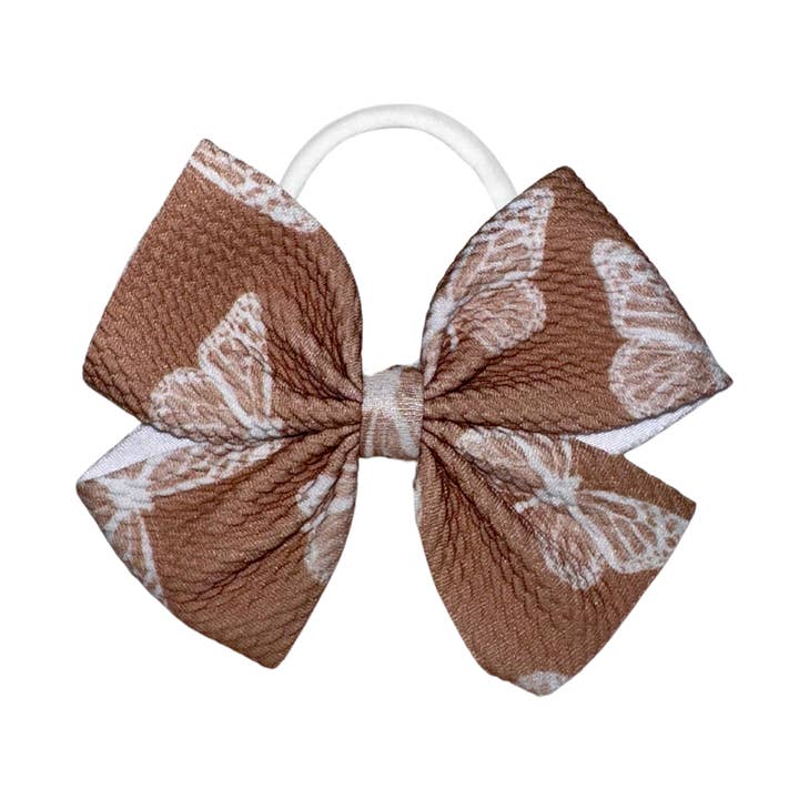 Toskanische Schmetterlinge Windrad Nylon-Stirnband für den Großhandel von Happy Day Bowtique