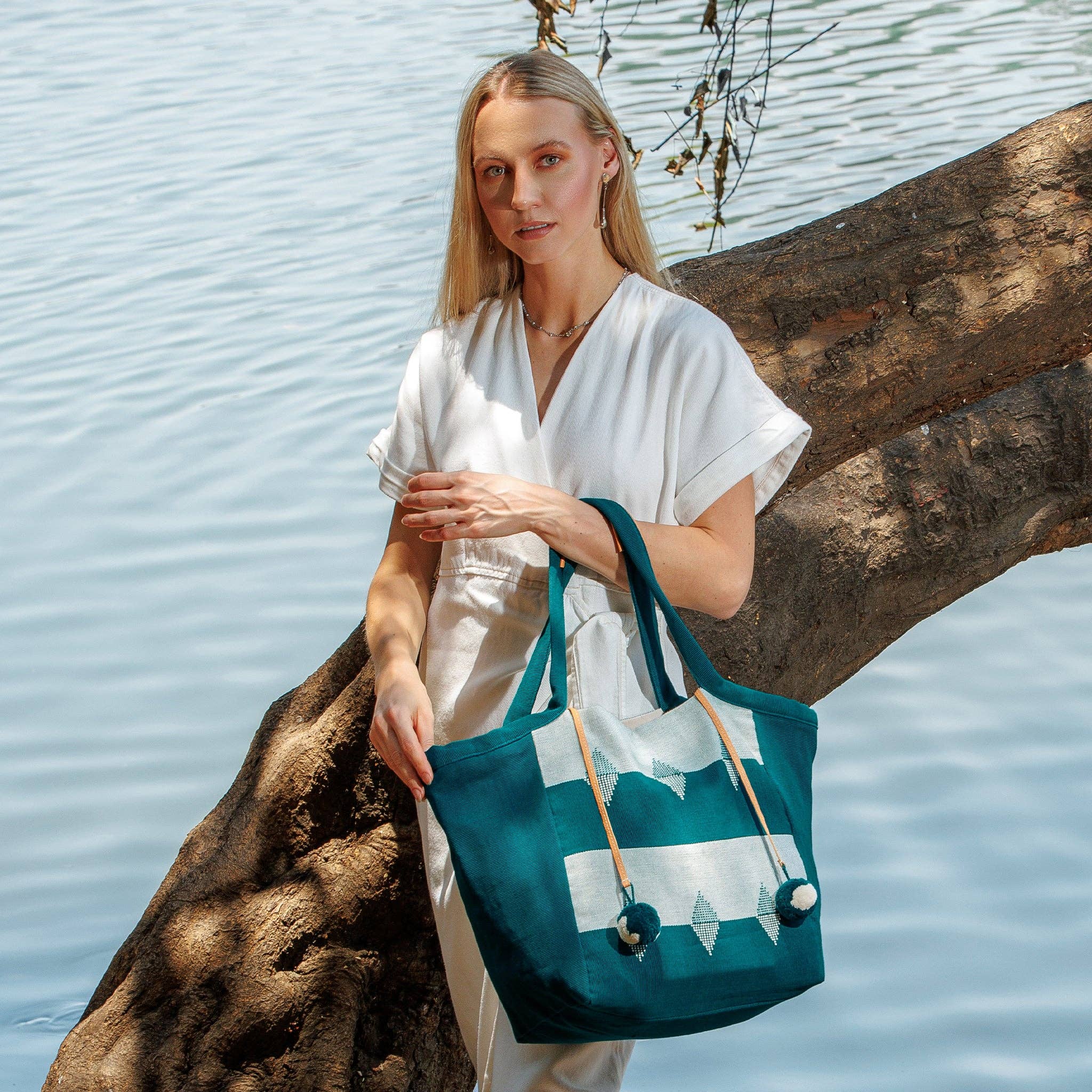 Mercado Global - Wholesale Tote Bag - Women's - Rosa Tote14